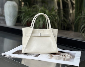 Sac à main en cuir, Sac à main élégant pour femme, Pochette en cuir minimaliste, Sac à bandoulière