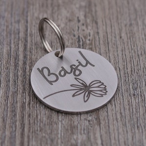 Personalized Pet Tag, Pet dog tag, Cat tag, dog ID Tag, pet dog ID tag, Handstamped dog ID Tag, Cat id tag, dog tag for dogs, Silver Dog Tag