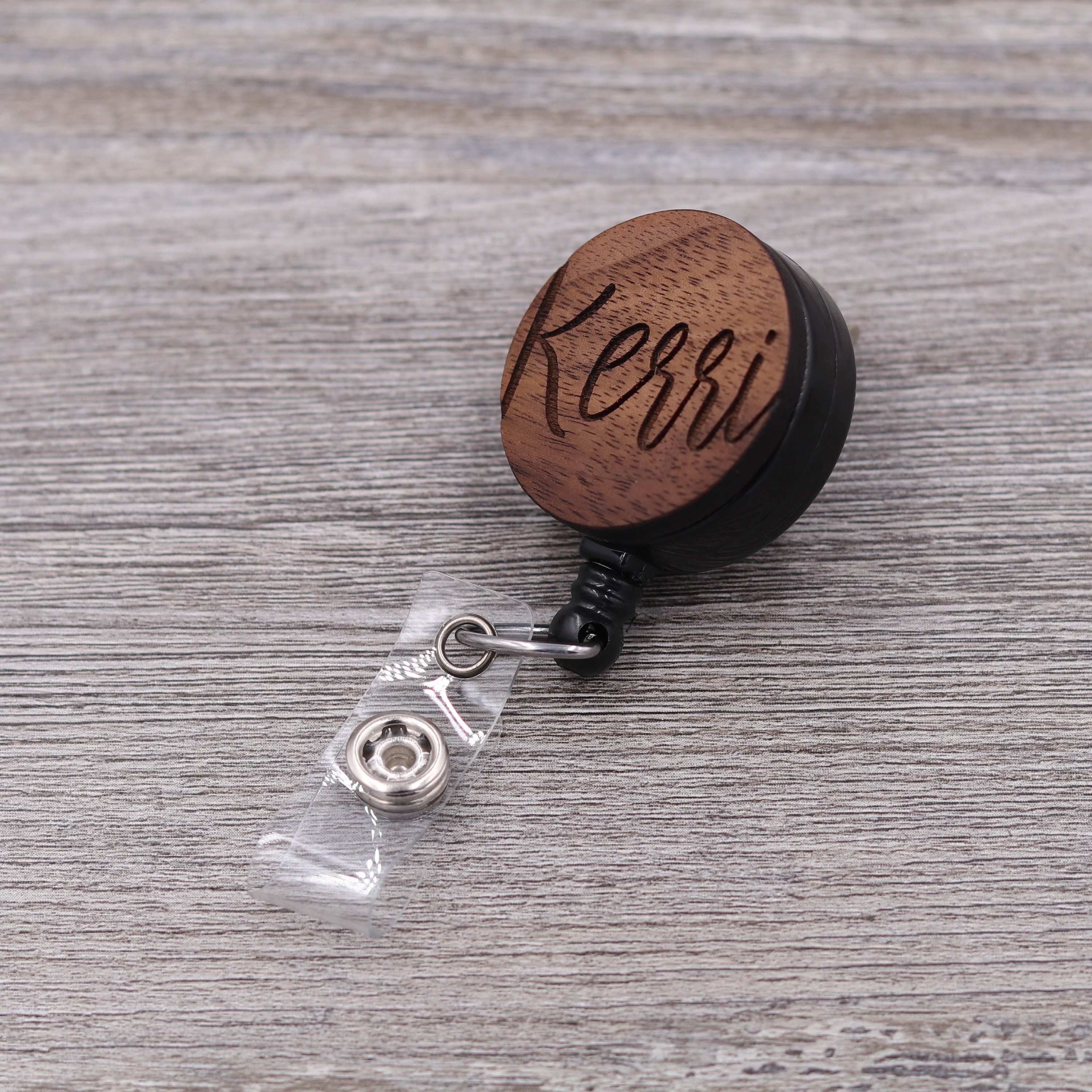 Name Badge Reel, Custom ID Badge, Retractable Badge Reel, Work Badge