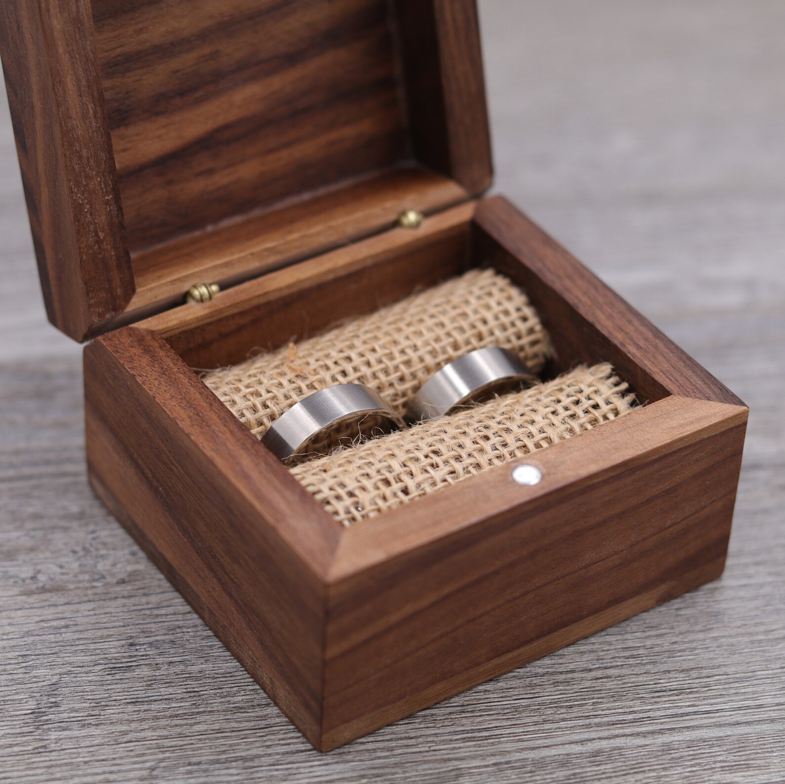 Pinky Promise Personalized Ring Box Custom Wood Ring Box Etsy