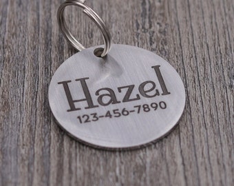 Haustier Name und Info: Benutzerdefinierte Haustier-ID aus Edelstahl oder Aluminium