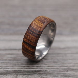 Desert Ironwood Ring,Wood Ring,Titanium Ring,Personalized Ring,Wooden Ring,Wedding Ring,Unique Ring,Mens Jewelry