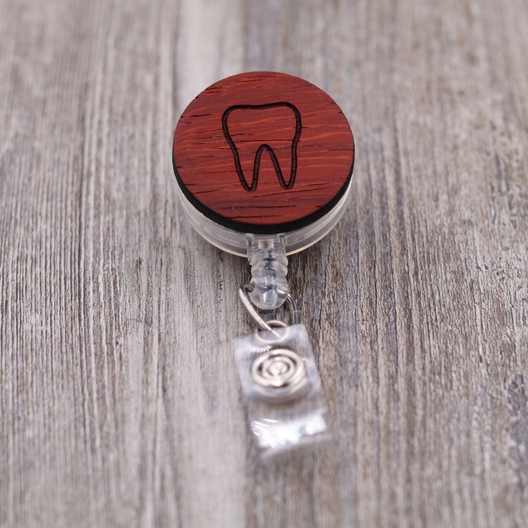 Dentist Badge Reel, DDS, DMD, Tooth Badge Reel, Orthodontist, Dental