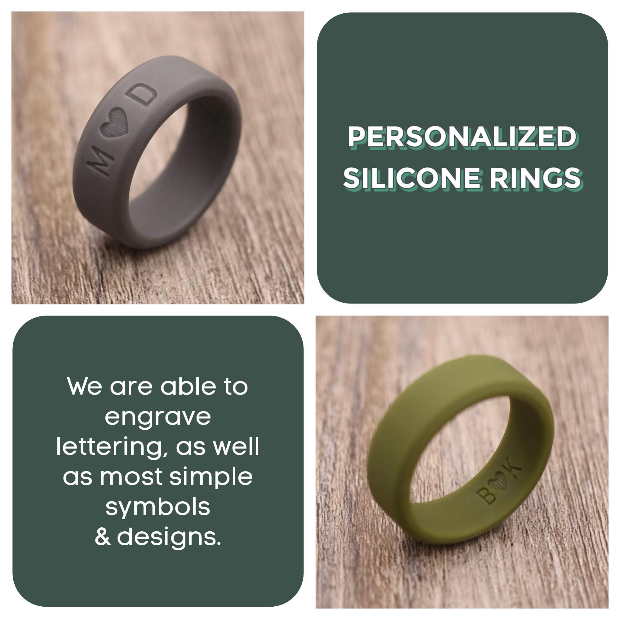 Silicone Ring Etsy Canada