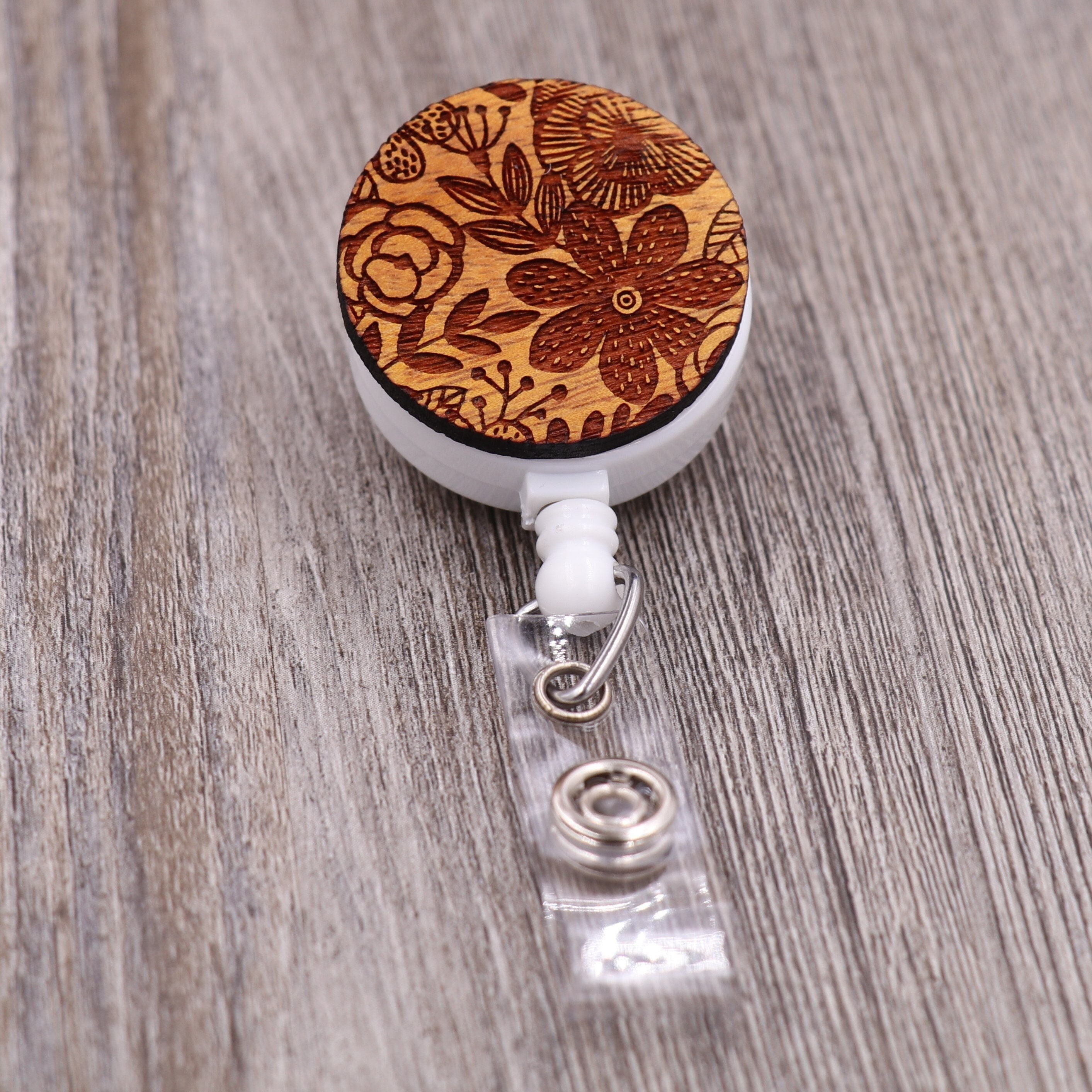 Floral Badge Reel 