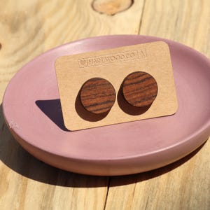 Bocote Wood Cufflinks Plain or Personalized Cufflinks for Men Small Gift for Anniversary Cufflinks for Groomsmen Gift Unique Gift for Him