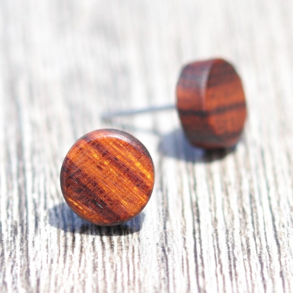 Desert Ironwood stud earrings, Wood earrings, Wood stud earrings, Womens earrings, Mens earrings, Unisex Earrings, Tiny Earrings