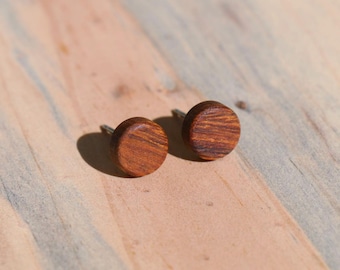 Desert Ironwood: Wood Stud Earrings