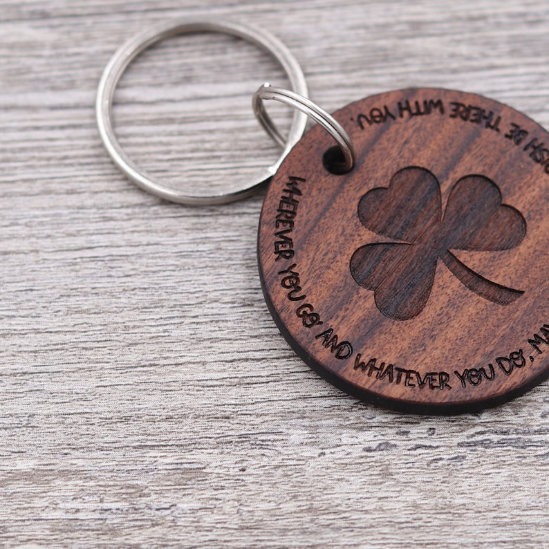 Irish Blessing Irish Keychain Luck of the Irish Luck Etsy