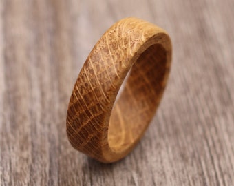 Whiskey Barrel Wood Ring - Engraved Wood Ring - Unique Wedding Ring - Wedding Ring - Wooden Ring - Mens Jewelry - 5 Year Anniversary