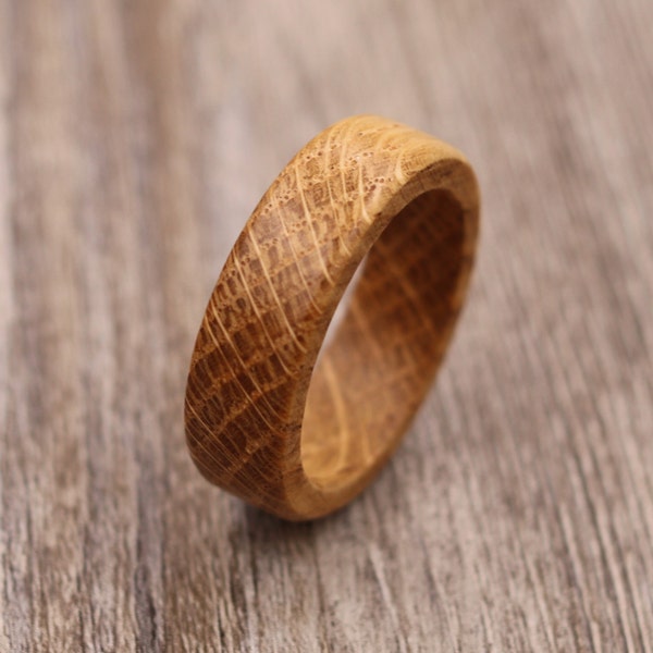 Whiskey Barrel Wood Ring - Engraved Wood Ring - Unique Wedding Ring - Wedding Ring - Wooden Ring - Mens Jewelry - 5 Year Anniversary