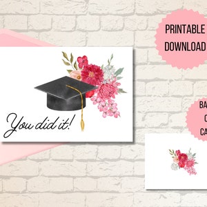 Printable 5x7 Card l Graduation Card | 2024 Grad Card | Printable Cards | Digital Graduation Card | Congrats | Grad | 2024 | Highschool Grad