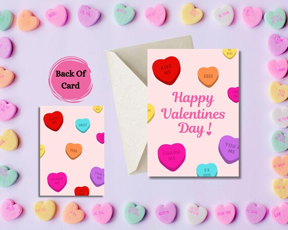 Printable 5x7 Valentines Day Card | Valentines Digital | Printable