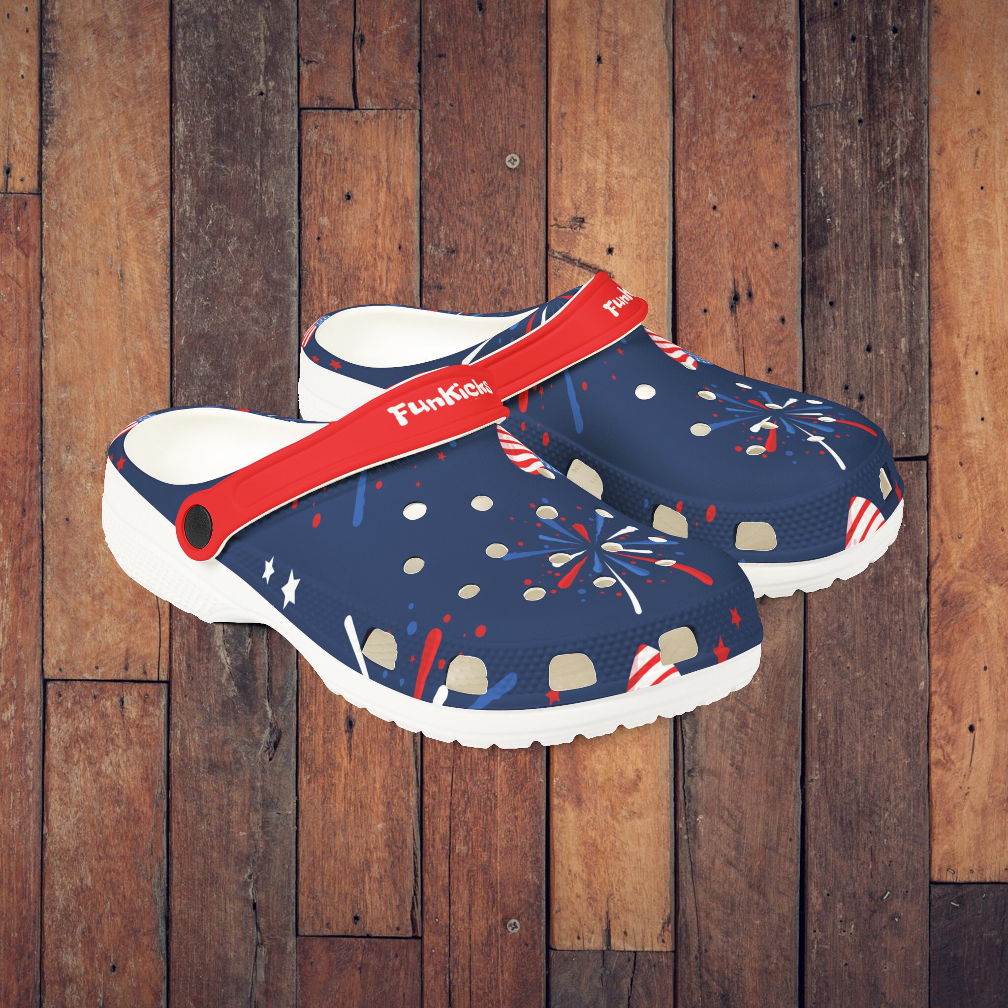 Patriots crocs Etsy Mexico