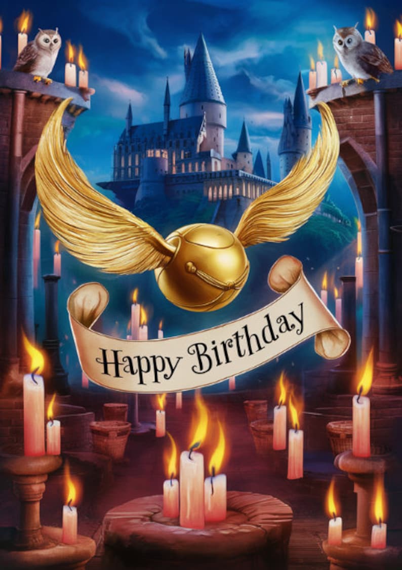 Birthday Card Hogwards Harry Potter - Il 794xN.6166109115 1hgg