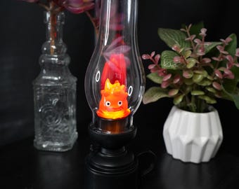 Calcifer Desk Lamp Anime Light Decor Night Light