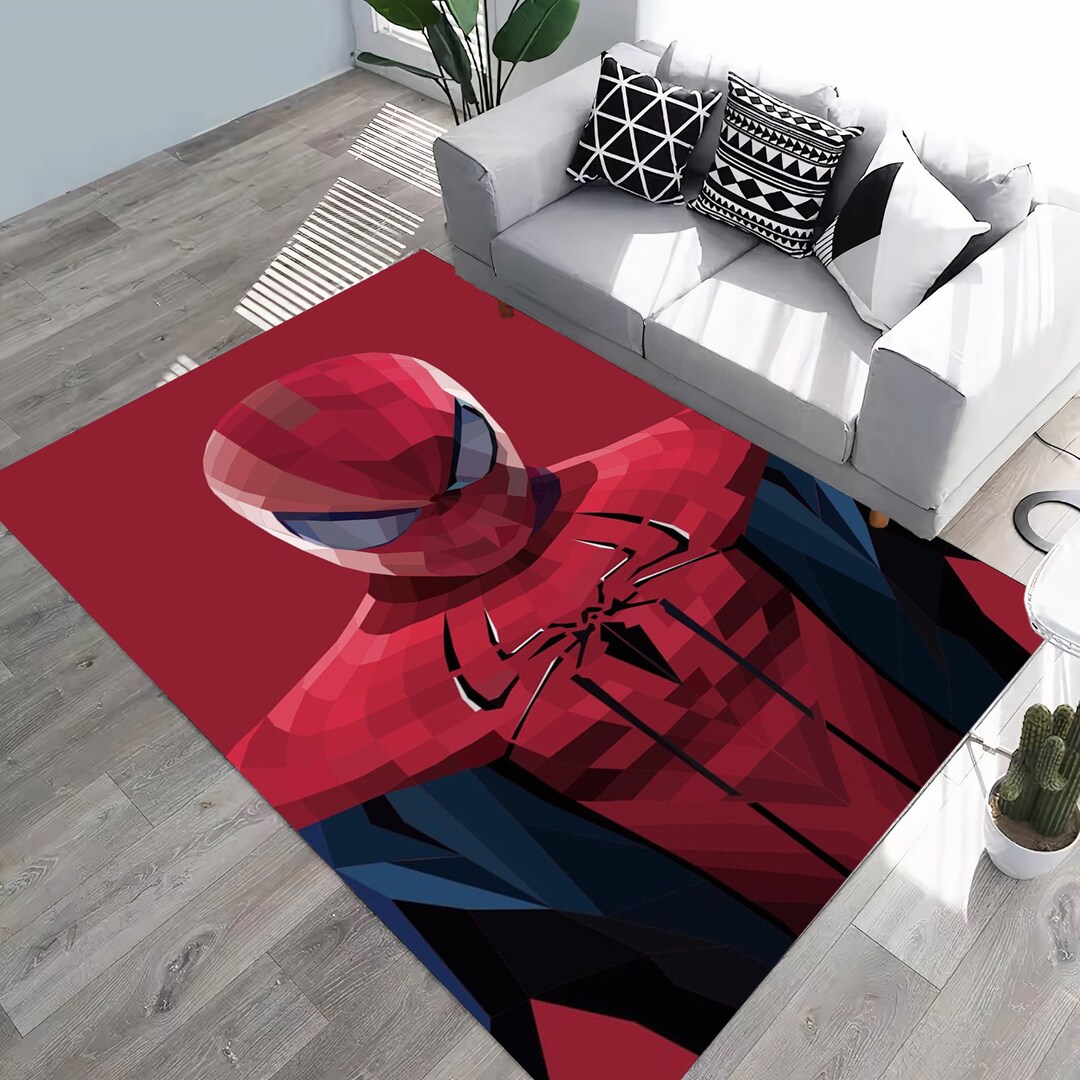 Arachno Rug, Spider Universe Rug,spiderman Rug,spider Web Rug,colorful ...