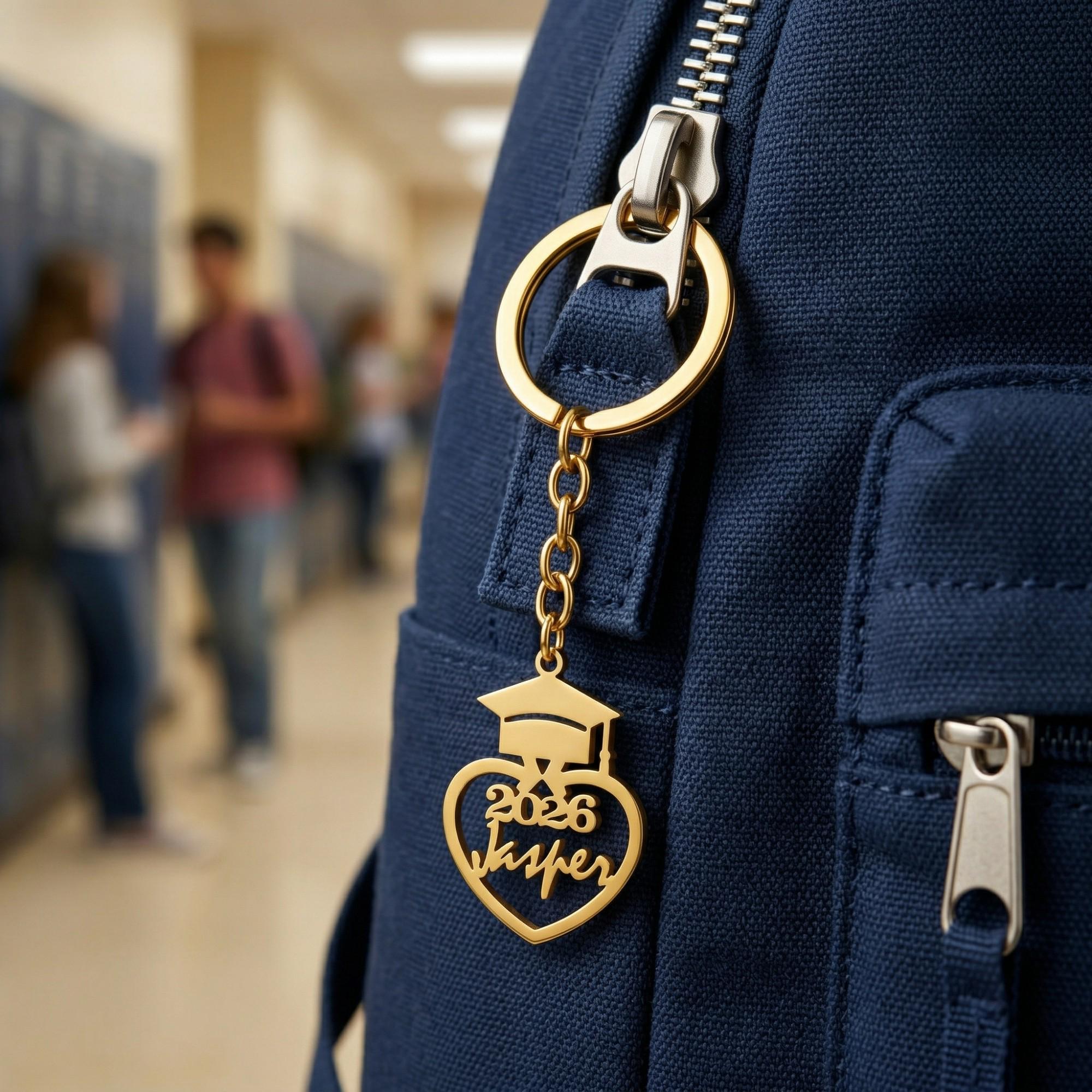 Class of 2026 Keychain, Personalized Graduation Keychain With Name ...
