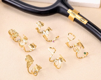 Custom Stethoscope Name Tag-Personalized Medical ID Ring-Birthflower Stethoscope Charm for Doctor-Student Nurse RN Gift-Medical Assistant MD