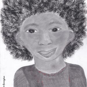 Wall Print for Framing Art Print Hand Drawn Portrait Charcoal Sketch Boy Portrait Drawing Print Home Décor Wall Art