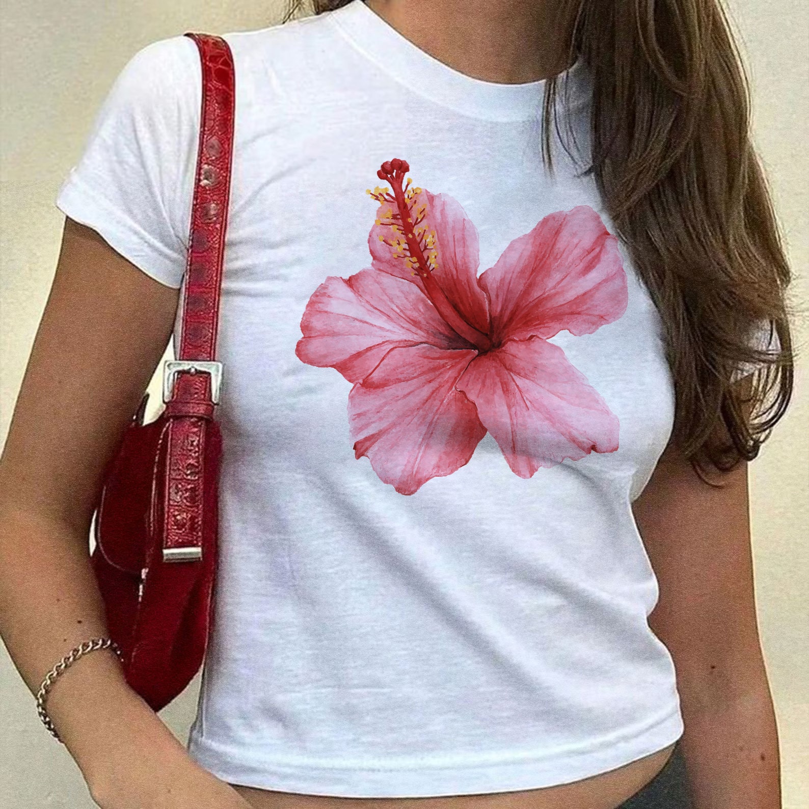hibiscus♡ Amazon.com: ZXDSKGYN Tropical Hibiscus Flowers Tote Bag for