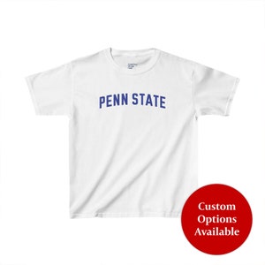 CUSTOM College/Sorority Baby Tee | Retro 90s Custom School Apparel Fitted Baby Tee Custom Text Sorority Shirt College Univeristy Merch