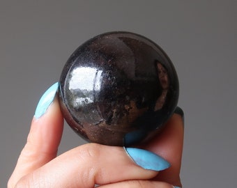 Boule de cristal de luxe de pierres précieuses de luxe Wine Life grenat sphère