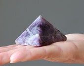 Amethyst Pyramid Power Universal Healing Energy Purple Stone