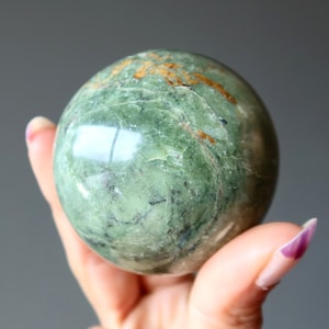 Green Opal Sphere Happiness Crystal Ball