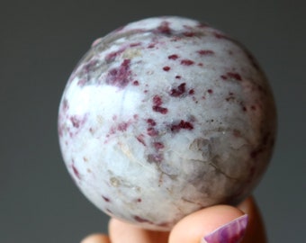 Red Tourmaline Sphere Raspberry Rubellite Crystal Ball