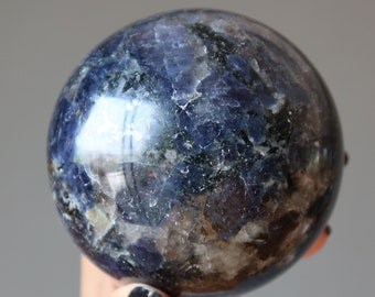 Iolith Sphere Glück seltene blaue Kristallkugel