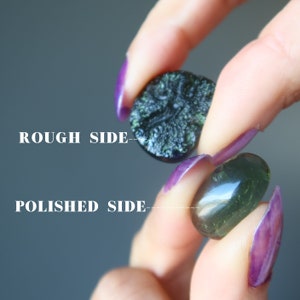 Moldavite Crystal Tumbled with Love Soul Star Chakra Stone