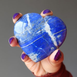 Lapis Heart Mystical Lover Blue Lazuli Crystal Healing Stone