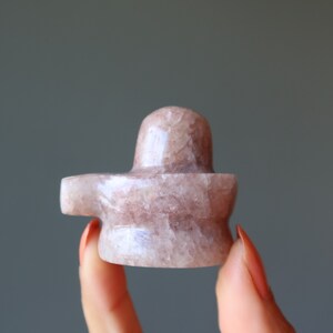 Purple Aventurine Shivling Spiritual Lord Shiva Meditation Crystal