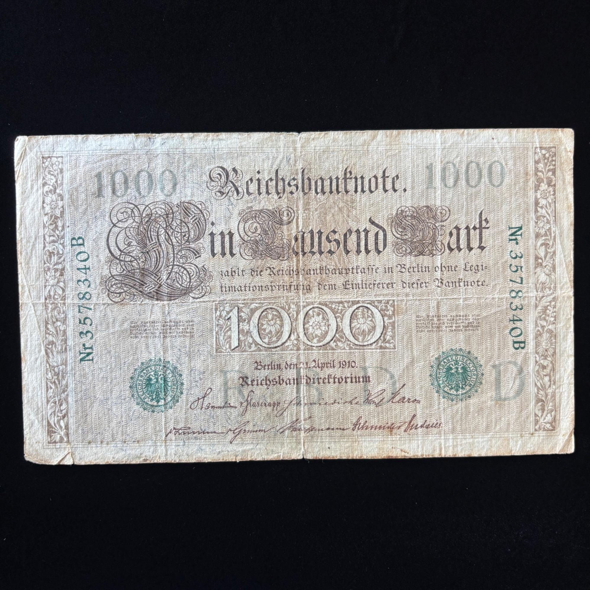 1000 mark 1910 - Etsy 日本
