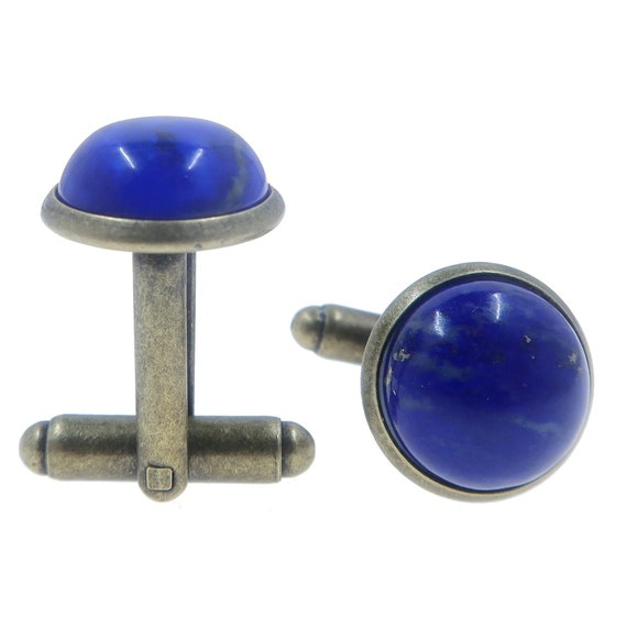 Lapis Cufflinks Meaningful Gift of Serenity Blue … - image 7