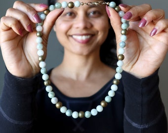 Collana di giada Adornami con cristalli di nefrite di lusso Abundance Success