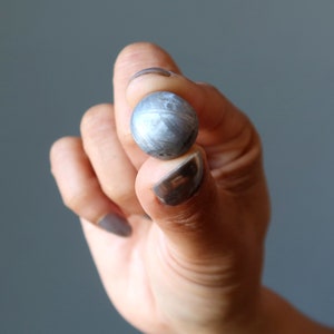 Esfera de meteorito de Gibeon, bola de cristal de hierro de evolución de vida espacial y temporal