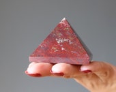 Red Jasper Pyramid Fire Energy of Earth 39 s Molten Core Crystal