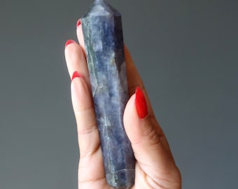 Iolite Double Terminated Wand All Ways of Abundance Crystal