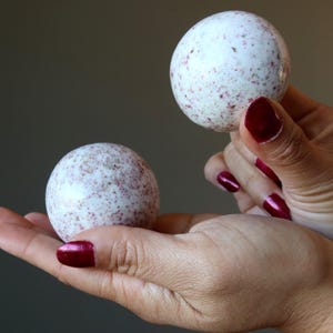 Cinnabrite Sphere Bright Personality Crystal Ball