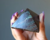 Garnet Pyramid Erupting Energy of Earth Abundance Red Stone
