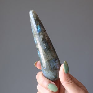 Labradorite Wand Slip into Spiritual Bliss Massage Healing Gem