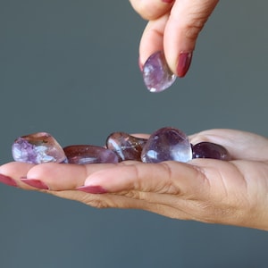 Ametrine Tumbled Stones Divine Rich Citrine Amethyst Gem