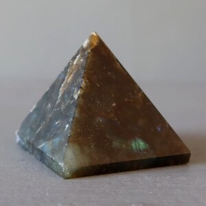 Labradorite Pyramid Magic Crystal Rugged Rainbow Protection