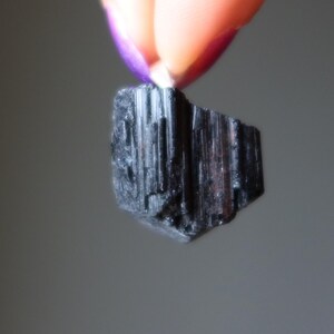 Black Tourmaline Pendant Rough Goodness Raw Gem