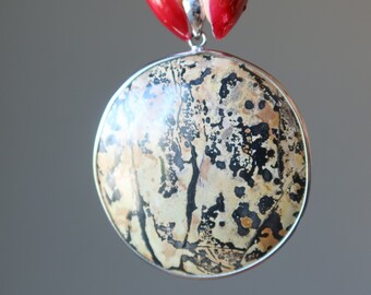 Dendritic Jasper Pendant Enchanting Landscape Crystal