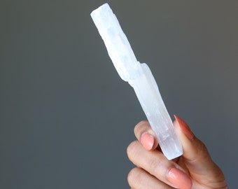 Selenite Raw Selenite Wand Inch Raw Selenite Crystal Etsy