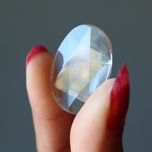 Clear Quartz Star of David Hexagram Talisman of Saturn Stone