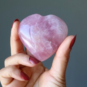 Rose Quartz Heart Snap Crackle Pop of Love Pink Romance Stone
